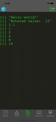 Скриншот приложения R Programming Compiler - №4