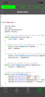 Скриншот приложения Jedona - Compiler for Java - №3