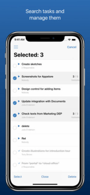 Скриншот приложения ONLYOFFICE Проекты - №3