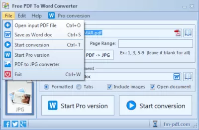 Скриншот приложения FM Studio Free PDF To Word Converter - №2