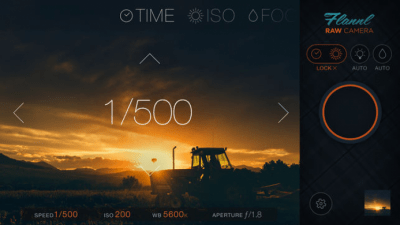 Скриншот приложения Flannl RAW Camera - №1