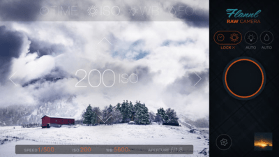 Скриншот приложения Flannl RAW Camera - №3