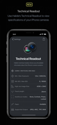 Скриншот приложения Halide Camera - №9
