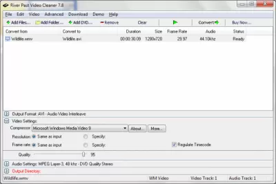 Скриншот приложения River Past Video Cleaner - №3