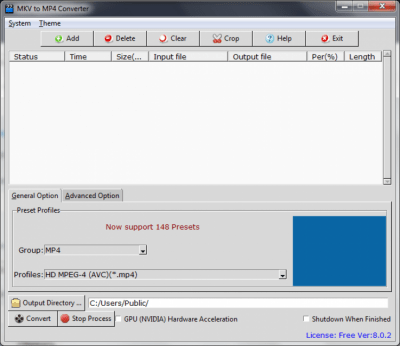 Скриншот приложения MKV to MP4 Converter - №2