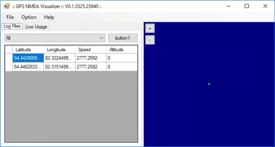 Скриншот приложения GPS NMEA Visualizer - №1