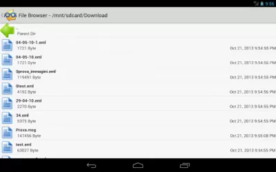 Скриншот приложения EML Reader FREE - №5