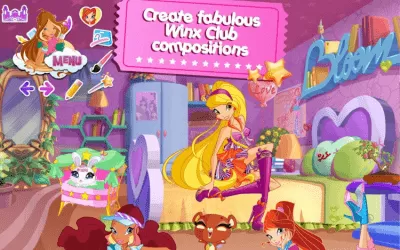 Скриншот приложения Winx Club Fairy Artist! - №4