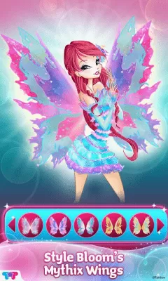 Скриншот приложения Winx Club Mythix Fashion Wings - №1