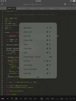 Скриншот приложения GoCoEdit - Code & Text Editor - №2