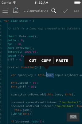 Скриншот приложения GoCoEdit - Code & Text Editor - №10