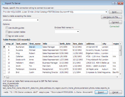 Скриншот приложения DBF Commander Free - №8
