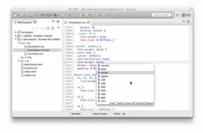 Скриншот приложения Eclipse PHP Development Tools - №2