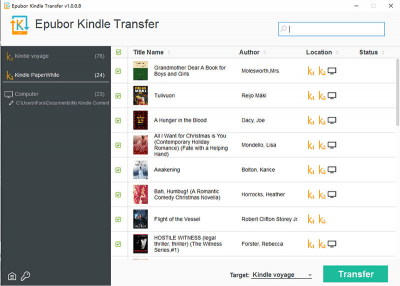 Скриншот приложения Kindle Transfer - №1