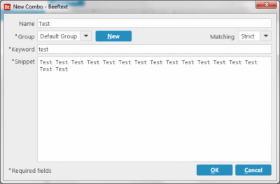 Скриншот приложения Beeftext - №2