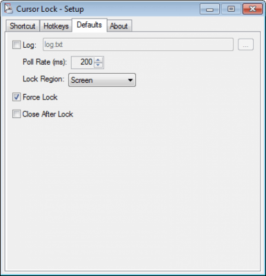 Скриншот приложения Cursor Lock - №3