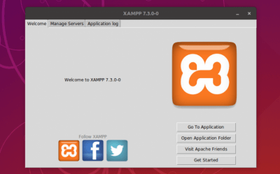 Скриншот приложения XAMPP для Linux - №1