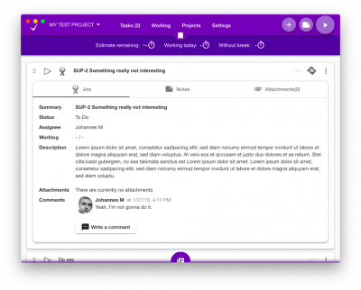 Скриншот приложения Super Productivity - №3
