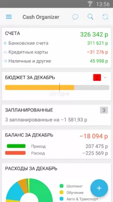 Скриншот приложения Cash Organizer - учет расходов - №1