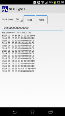 Скриншот приложения RFID NFC Tool - №5