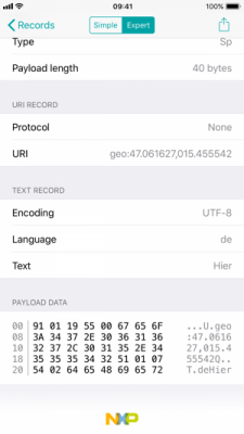 Скриншот приложения NFC TagInfo by NXP - №3