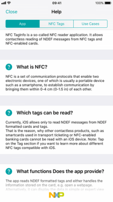 Скриншот приложения NFC TagInfo by NXP - №4