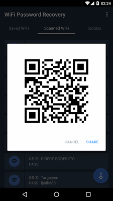 Скриншот приложения WiFi Password Recovery - №5