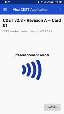 Скриншот приложения Visa Mobile CDET - №2