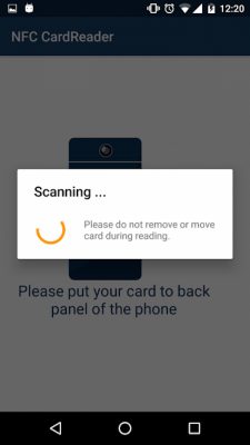 Скриншот приложения CreditCard NFC Reader - №2