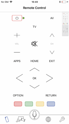 Скриншот приложения Panasonic TV Remote3 - №1