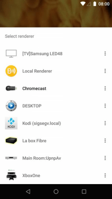 Скриншот приложения BubbleUPnP for DLNA / Chromecast / Smart TV - №2