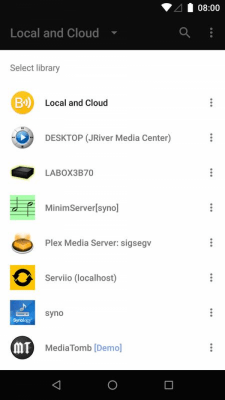 Скриншот приложения BubbleUPnP for DLNA / Chromecast / Smart TV - №5