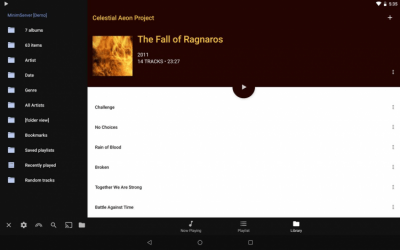 Скриншот приложения BubbleUPnP for DLNA / Chromecast / Smart TV - №11