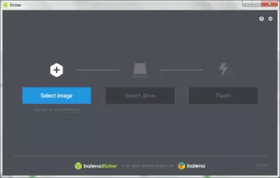 Скриншот приложения Etcher Windows - №1