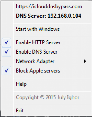 Скриншот приложения Local iCloud DNS Bypass Server - №1