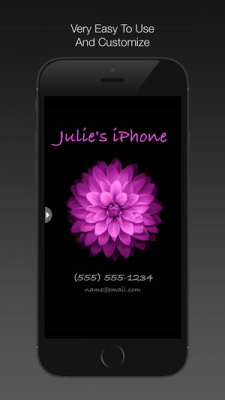 Скриншот приложения If Found Lock Screen 2 - №4