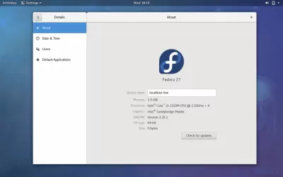 Скриншот приложения Fedora Workstation - №2