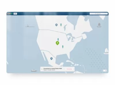 Скриншот приложения NordVPN для Mac - №1
