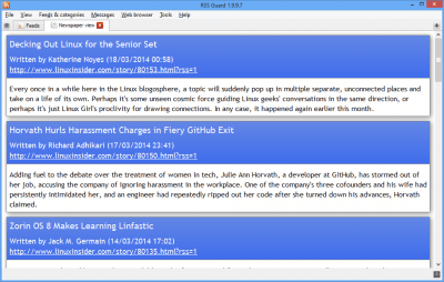 Скриншот приложения RSS Guard - №4