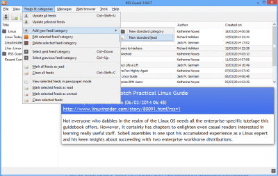 Скриншот приложения RSS Guard - №6