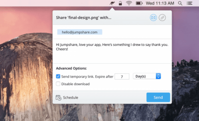 Скриншот приложения Jumpshare - №3