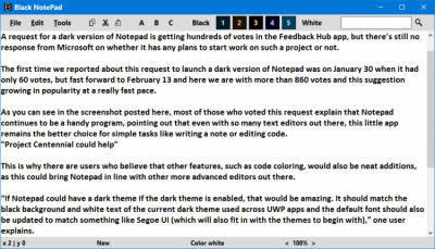Скриншот приложения Black NotePad - №3