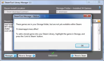Скриншот приложения SteamTool Library Manager - №4