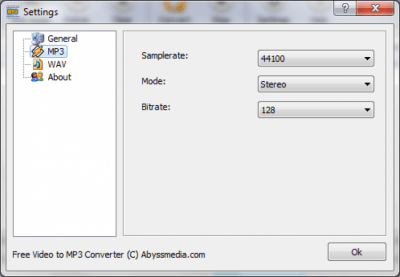 Скриншот приложения AbyssMedia Free Video to MP3 Converter - №2