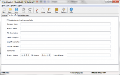 Скриншот приложения Quick Batch File Compiler - №2