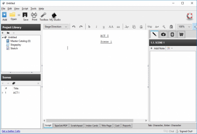 Скриншот приложения Celtx - №3