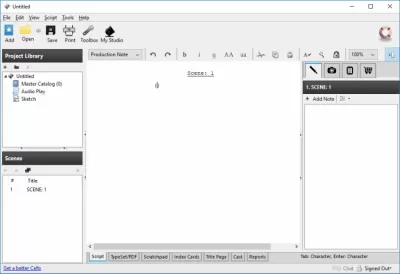 Скриншот приложения Celtx - №5