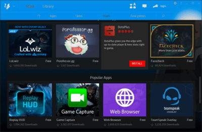 Скриншот приложения Overwolf - №8