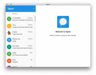 Скриншот приложения Signal Desktop - №1