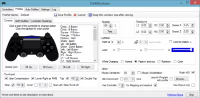 Скриншот приложения DS4Windows - №2
